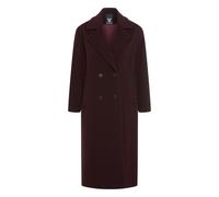 Wollmantel FUCHS SCHMITT, Damen, Gr. 42, braun (rot), Web, Obermaterial: 75% Wolle, 20% Polyamid, 5% Kaschmir, unifarben, ca. Mitte Wade, V-Ausschnitt, abgesteppte Kante, Mäntel, Regular Fit, Wollmisc