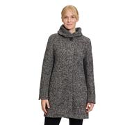 Wollmantel GIL BRET, Damen, Gr. 38, grau (taupe, schwarz), Web, Obermaterial: 32% Baumwolle, 27% Polyester, 18% Wolle, 18% Polyacryl, 5% sonstige Fasern, meliert, unifarben, regular fit kniefrei, Rund
