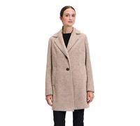 Wollmantel GIL BRET, Damen, Gr. 40, grau (taupe grau), Web, Obermaterial: 60% Wolle, 21% Polyamid, 15% Polyester, 4% sonstige Fasern, meliert, unifarben, regular fit kniefrei, V-Ausschnitt, Mäntel Wol