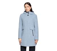 Gil Bret Damen Wolljacke mit Kapuze 44, Bright Blue Melange
