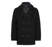 Wollmantel INDICODE "Wollmantel IDLuxeno", Herren, Gr. L, schwarz, Obermaterial: 50% Wolle mw. 50% Polyester PES., Mäntel (37219930-L) schwarz