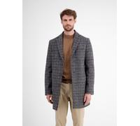 LERROS Herren-Mantel, kariert - Classic Navy 54