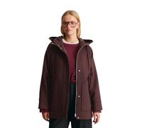 Wollmantel MARC O'POLO DENIM "aus Wolle-Mix", Damen, Gr. XXL, braun (espresso braun), Obermaterial: 50% Wolle, 47% Polyester, 3% Sonstige Fasern, unifarben, regular fit, Mäntel (32563360-XXL) espresso
