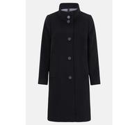 Wollmantel mit Kragen Schwarz Damen