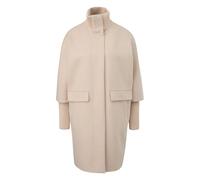 Wollmantel mit Kragen und Rippärmeln Damen COMMA Beige 40