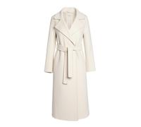 Wollmantel RICANO "Klassischer Mantel Lavinia", Damen, Gr. M, weiß, Obermaterial: 50% Wolle WO. 50% Polyester PES., normal, V-Ausschnitt, Mäntel (38863557-M) weiß