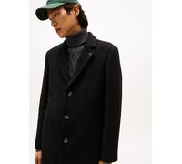 Wollmantel TOMMY HILFIGER "WOOL MIX COAT", Herren, Gr. 3XL, schwarz, Web, Obermaterial: 75% Wolle, 25% Polyamid, regular fit normal, Mäntel, Reverskragen, regular fit (27959164-XXXL) schwarz