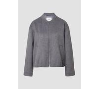 Wollmix-Blouson mit gerafftem Saum S grau 2170361.97W3.S