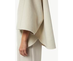 Wollmix-Cape im Loose Fit mit Raglan-Ärmeln beige L