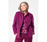 Wollmix Jacke mit Stehkragen lila 19