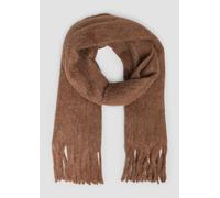 Wollmix-Schal mit Fransen ONESIZE braun 2172484.8839.ONESIZE