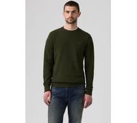 Wollpullover LEVI'S "ORIGINAL HM SWEATER", Herren, Gr. XXL, grün (rosin), Strick, Obermaterial: 80% Wolle, 20% Polyamid, regular fit normal, Rundhals, Pullover, klassische Rundhalsform (51055917-XXL)