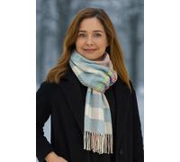 Wollschal "Bright", Damen, hellblau, Polyacryl, COLLEZIONE ALESSANDRO, kariert, Basic, Modetücher, moderner Karoschal, Made in Italy (89817438-0) hellblau