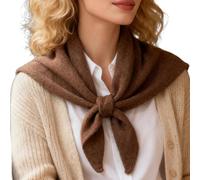 Wollschal für Damen - Dreieckstuch aus Kaschmir und weicher Halswärmer in Unifarben | Leichter und vielseitiger Damen-Winterumhang mit Outdoor-Stil, modischer Streetwear-Cape