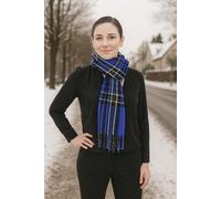 Wollschal "ItaloScot", Damen, blau, Polyacryl, COLLEZIONE ALESSANDRO, gestreift, Basic, Modetücher, in modischen Farben, Made in Italy (44777224-0) blau
