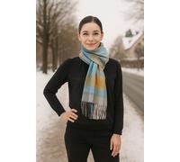 Wollschal "Manchester", Damen, bunt (türkis), Polyacryl, COLLEZIONE ALESSANDRO, gestreift, Basic, Modetücher, in modischer Farbkombi, Made in Italy (95348166-0) türkis