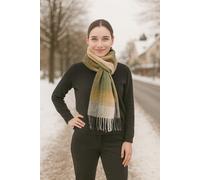 Wollschal "Manchester", Damen, grün, Polyacryl, COLLEZIONE ALESSANDRO, gestreift, Basic, Modetücher, in modischer Farbkombi, Made in Italy (59821803-0) grün