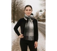 Wollschal "Manchester", Damen, schwarz-weiß (schwarz), Polyacryl, COLLEZIONE ALESSANDRO, gestreift, Basic, Modetücher, in modischer Farbkombi, Made in Italy (93617865-0) schwarz