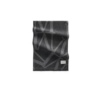Wollschal MARC O'POLO, Damen, grau (medium grau), Strick, Schurwolle, Modetücher, mit auffälligem Allover-Monogramm-Design (57132403-0) medium grau