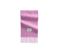 Wollschal MARC O'POLO DENIM "mit langen Fransen", Damen, pink (smoky grape), Obermaterial: 100% Wolle, unifarben, Modetücher (13120866-0) smoky grape