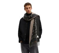 Wollschal MARC O'POLO, Herren, grau (wooden earth), Web, Wolle, Modetücher (81656750-0) wooden earth