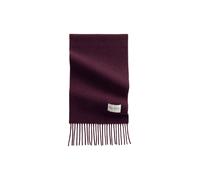 Wollschal MARC O'POLO "mit langen Fransen", Damen, schwarz cherry, Obermaterial: 100% Wolle, unifarben, Modetücher (44127159-0) schwarz cherry