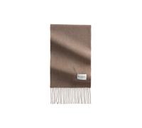Wollschal MARC O'POLO "mit langen Fransen", Damen, stone taupe, Obermaterial: 100% Wolle, unifarben, Modetücher (20965251-0) stone taupe