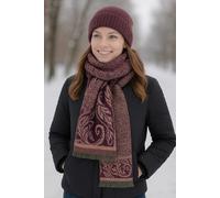 Wollschal "Paisley", Damen, lila, Polyacryl, COLLEZIONE ALESSANDRO, unifarben, Basic, Modetücher, Made in Italy, modische Farbgebung (76216342-0) lila