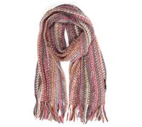 Wollschal "Wiara", Damen, bunt (pastellmulti), Polyacryl, COLLEZIONE ALESSANDRO, gestreift, Basic, Modetücher, Made in Italy (95384009-0) pastellmulti