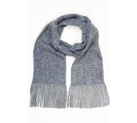 Wollschal "Wolltraum", Damen, blau, Polyacryl, COLLEZIONE ALESSANDRO, unifarben, Basic, Modetücher, Made in Italy in Melange-Tönen (14215259-0) blau