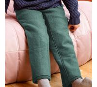 Wollwalkhose mit hohem Bund Eukalyptus 122/128