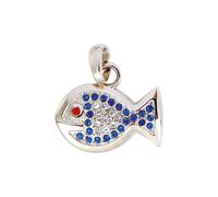 Wolters Schmuckanhänger Fisch, blau - für ein wirkungsvolles Outfit!