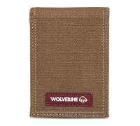 WOLVERINE Herren Guardian Baumwolle Geldbörse und Kartenetui RFID Schutz Multi-Pocket, Kastanie, Einheitsgröße