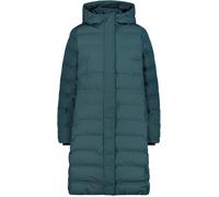 WOMAN COAT FIX HOOD TREK GREEN 38