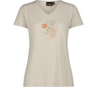 CMP Damen Print T-Shirt (Größe L, beige)