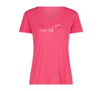 CMP - Women's T-Shirt V-Neck - Funktionsshirt, Gr. L 42, rosa (PinkFluo)