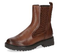 CAPRICE Damen Stiefeletten mit Absatz mit Thermosohle Bequem, Braun (Cognac Nappa), 38 EU