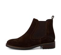 s.Oliver Damen Chelsea Boots aus Leder mit Blockabsatz, Braun (Brown), 40 EU