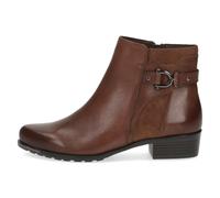 Caprice Leder/Textil Stiefelette, braun, 40.5 Cognac