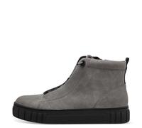 MARCO TOZZI Damen Stiefeletten zum Schnüren ohne Absatz mit Reißverschluss, Grau (Dk.Grey Comb), 38 EU