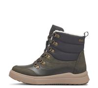 Jana Damen Winterstiefeletten zum Schnüren Wasserabweisend Vegan, Grün (Olive), 39 EU