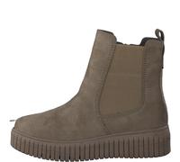 Jana Damen Chelsea Boots Winter Flach Weite H Mehrweite, Braun (Stone), 40 EU