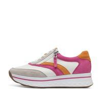Tamaris COMFORT Damen Plateau Sneaker mit Reißverschluss Sportlich, Mehrfarbig (Fuchsia Comb), 41 EU