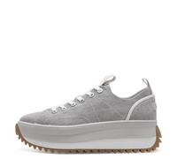 Tamaris Damen Sneaker 1-23731-41 204 Damen Low Top Vegan M2373141 Light Grey, Schuhgröße:38 EU