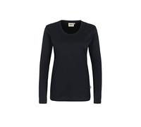 HAKRO Damen Longsleeve Classic 178, schwarz, Größe M (Arbeitshemd & Arbeitsshirt)