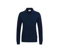 Women-Longsleeve-Poloshirt Performance, Tinte, 3XL
