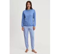 WOMEN Pyjamas with cuff Blau S