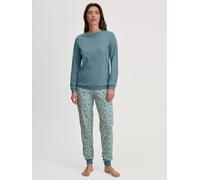 CALIDA - WOMEN Pyjamas with cuff smoke blue - Gr. - M