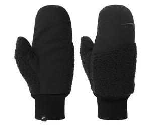 Women´s Faux Fur Fäustlinge by Nike schwarz M/L