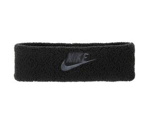 Women´s Faux Fur Stirnband by Nike schwarz One Size